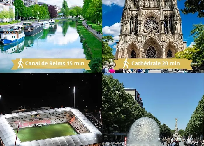 Apartment Un Cocon Paisible Avec Balneo Proche Centre Reims